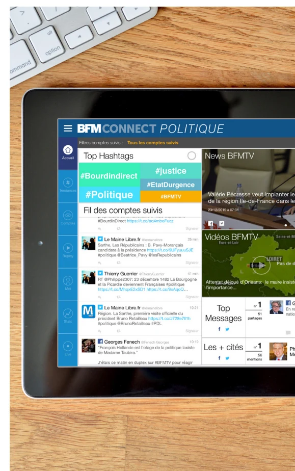 BFM Connect Politique — réalisation Kasual Business